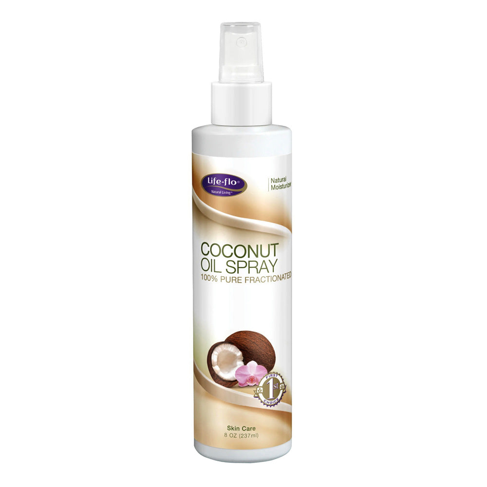 Life Flo Pure Fractionated Coconut Oil Spray, 8 Oz